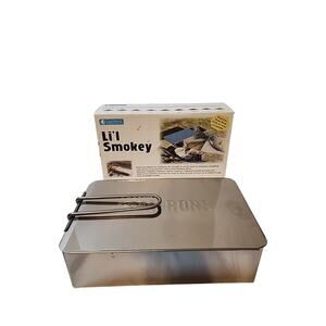 Cameron's Li'l Smokey Stovetop Smoker Camping Heavy Duty Stainless Steel Grill